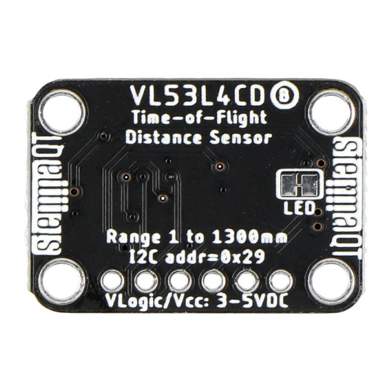 VL53L4CD Time-of-Flight – Abstandssensor – 1–1300 mm – I2C –