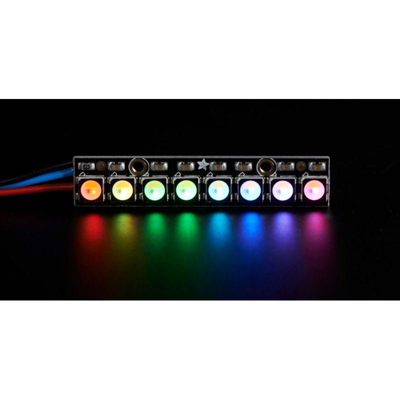 NeoPixel Stick - 8 x 5050 RGBW LEDs - Warmweiß - ~ 3000K