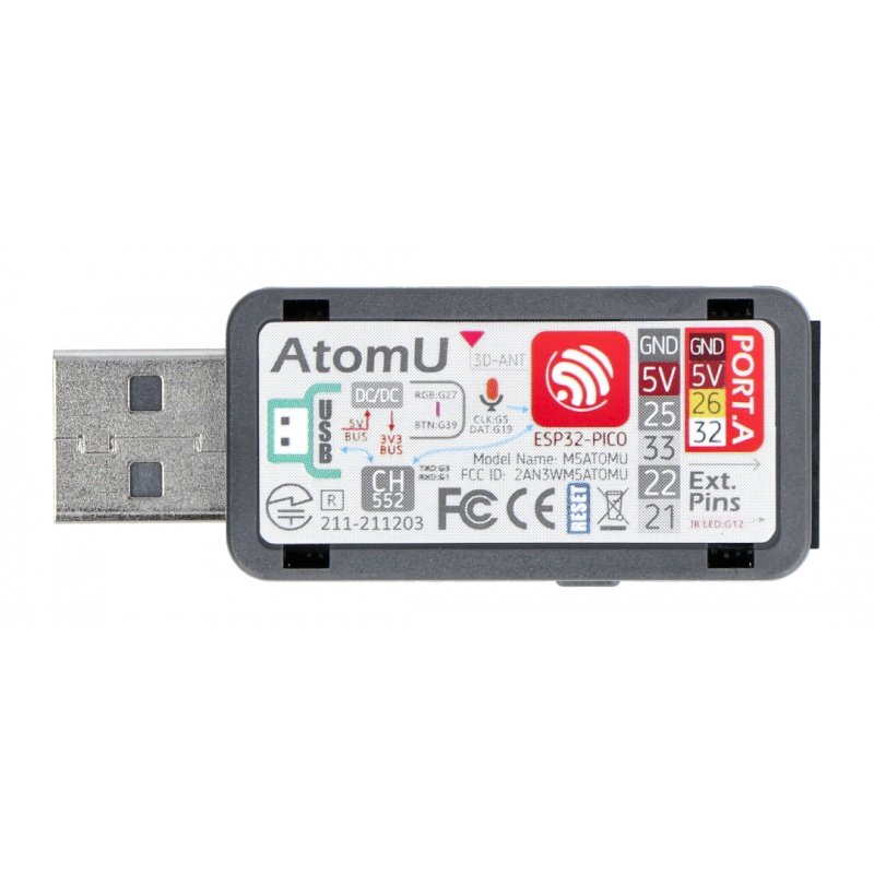 AtomU ESP32-Entwicklungskit mit USB-A