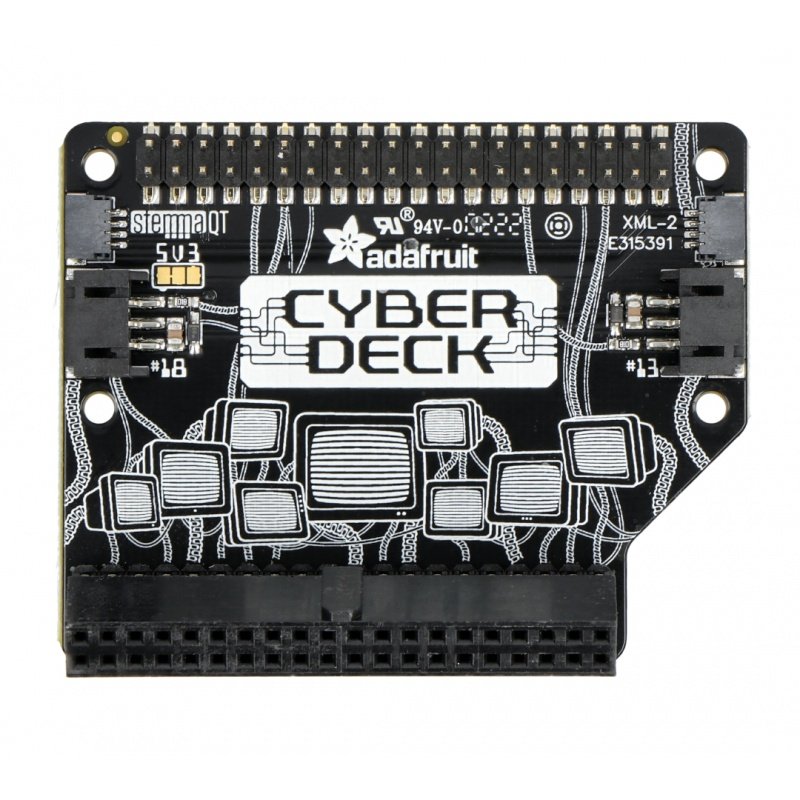 Adafruit Cyberdeck Bonnet - GPIO-Adapter für Raspberry Pi 400 -