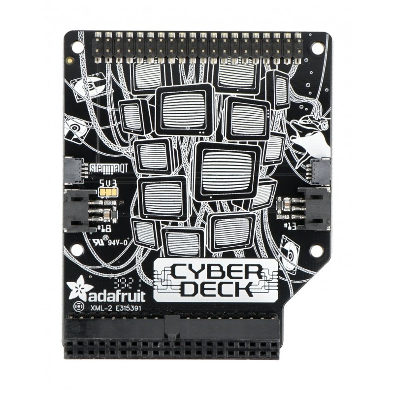 Adafruit Cyberdeck HAT - GPIO-Adapter für Raspberry Pi 400 -