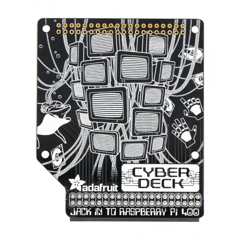 Adafruit Cyberdeck HAT - GPIO-Adapter für Raspberry Pi 400 -