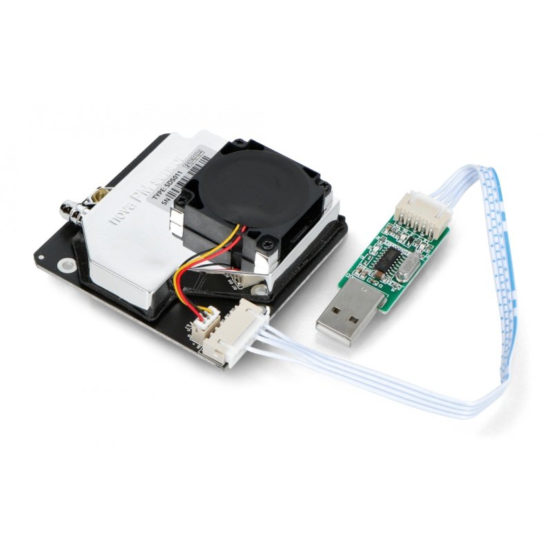 Lasersensor für Staub / Luftreinheit PM2.5/PM10 SDS011 - 5V