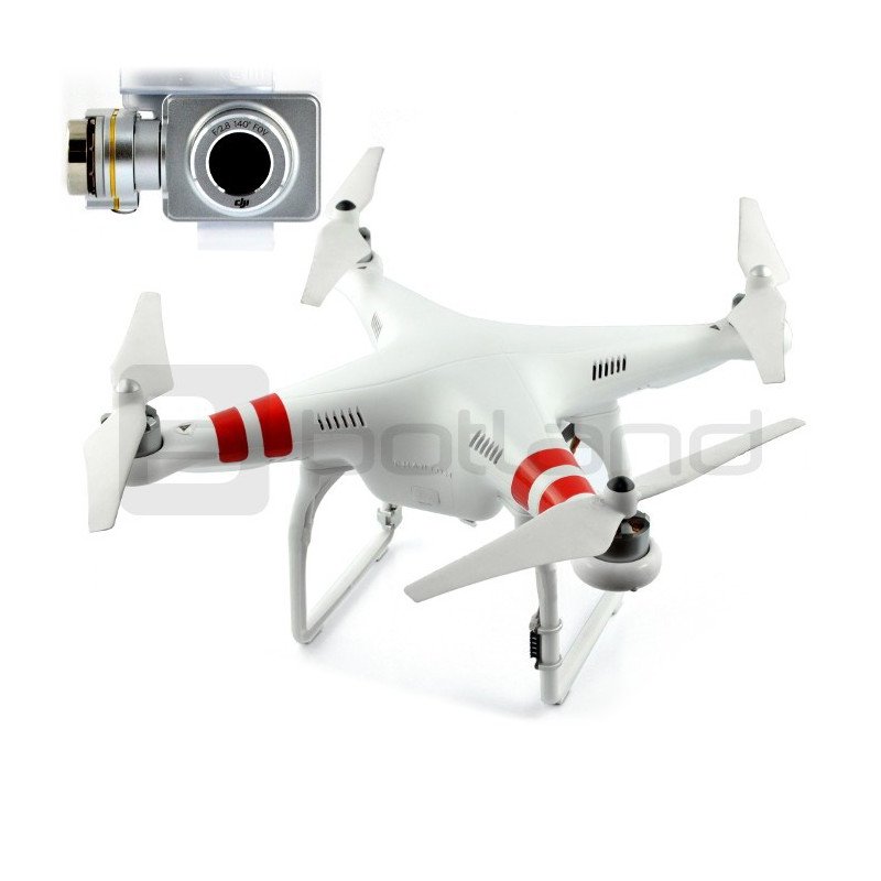 DJI Phantom 2 Vision Plus 2,4 GHz Quadrocopter mit 3D-Gimbal und Kamera