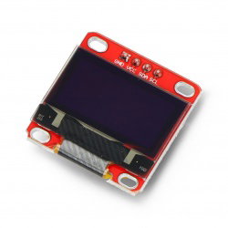 OLED Display, blau grafisch, 0,96 '' 128x64px I2C - rot