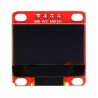 OLED-Display, blaue Grafik, 0,96 '' 128x64px I2C - rot - zdjęcie 2