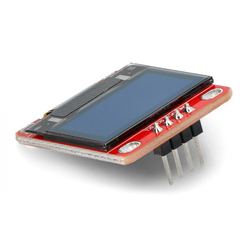 OLED-Display, blaue Grafik, 0,96 '' 128x64px I2C - rot