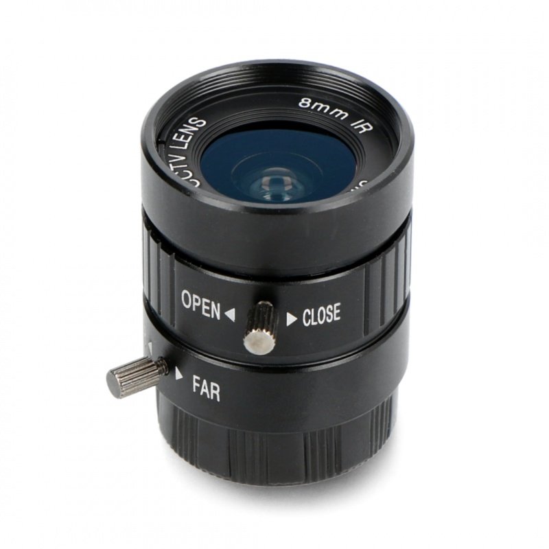 Arducam CS-Mount-Objektiv für Raspberry Pi HQ-Kamera, 8 mm