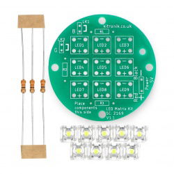 Kitronik Round 5V LED Matrix Lamp Kit