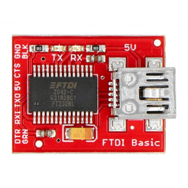 USB-UART FTDI 5V miniUSB Konverter - SparkFun DEV-09716