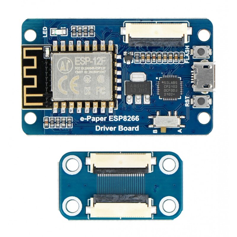 WiFi ESP8266-Modul mit E-Paper-Bildschirmanschluss -
