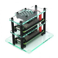 Mini Cluster Case for Raspberry Pi Zero 2 (with Fans)