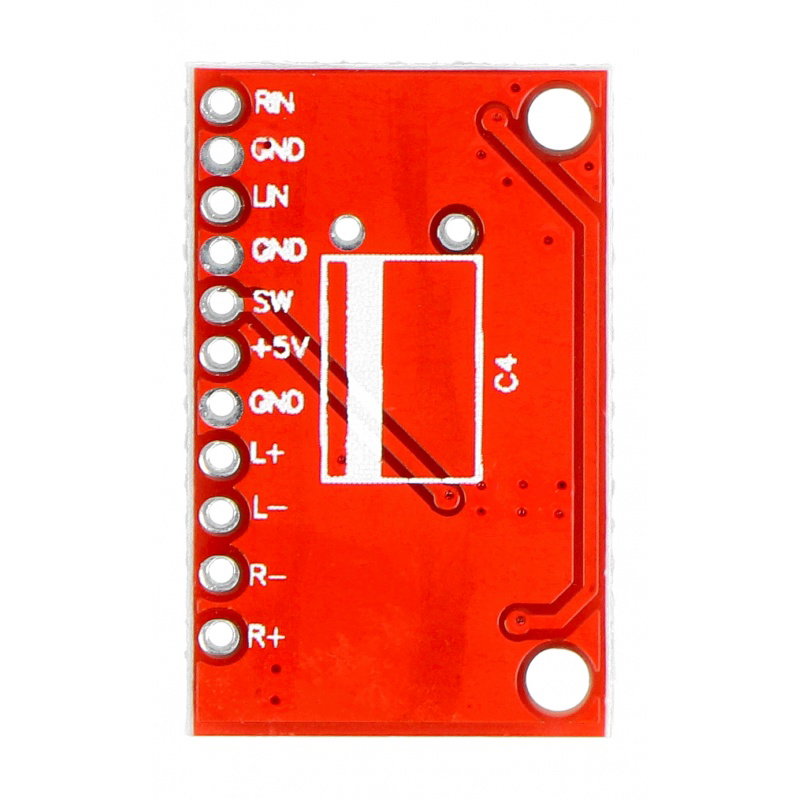PAM8403 5V 3W Stereo-Audioverstärker - Zweikanal - Rot
