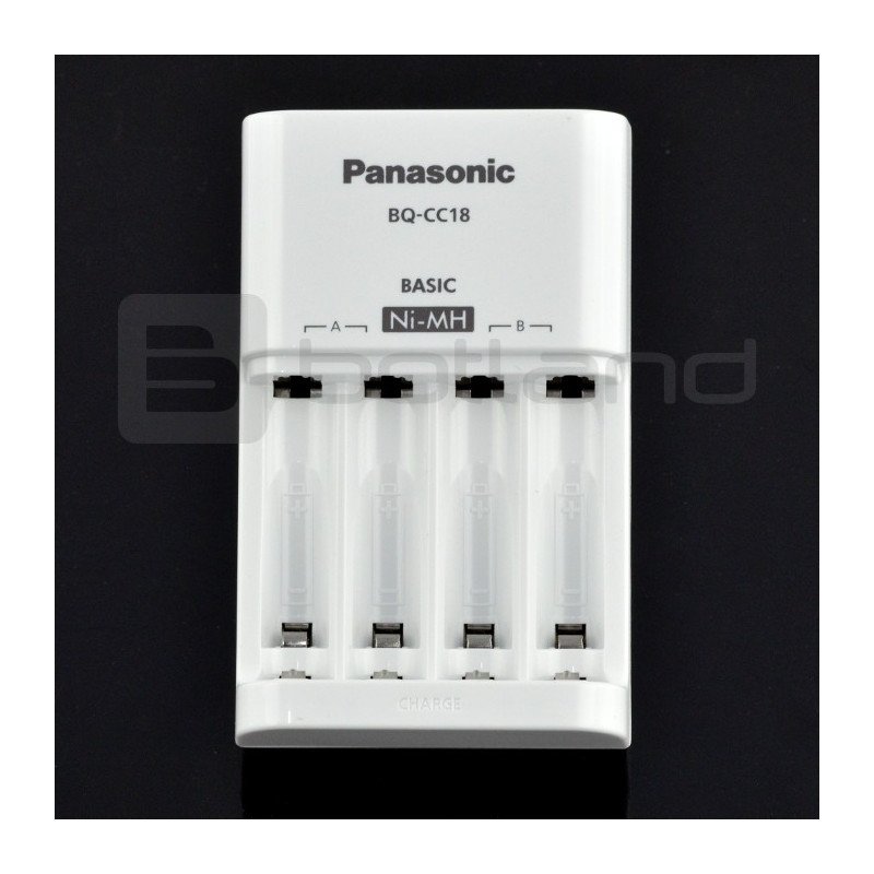 Panasonic BQ-CC18 Wandladegerät - AA, AAA, Ni-MH, Ni-Cd