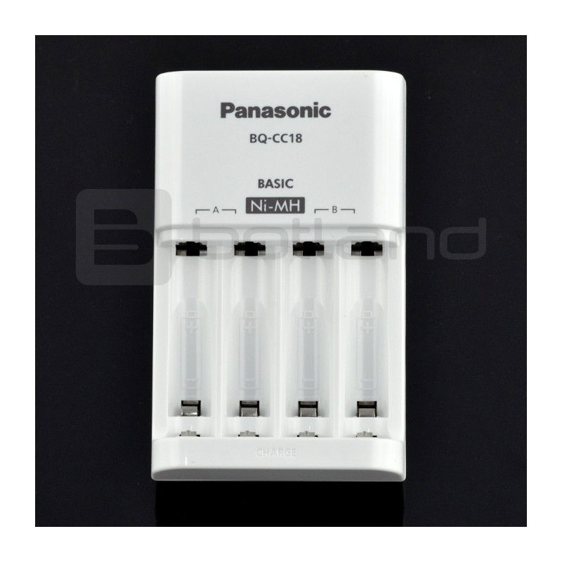 Panasonic BQ-CC18 Wandladegerät - AA, AAA, Ni-MH, Ni-Cd