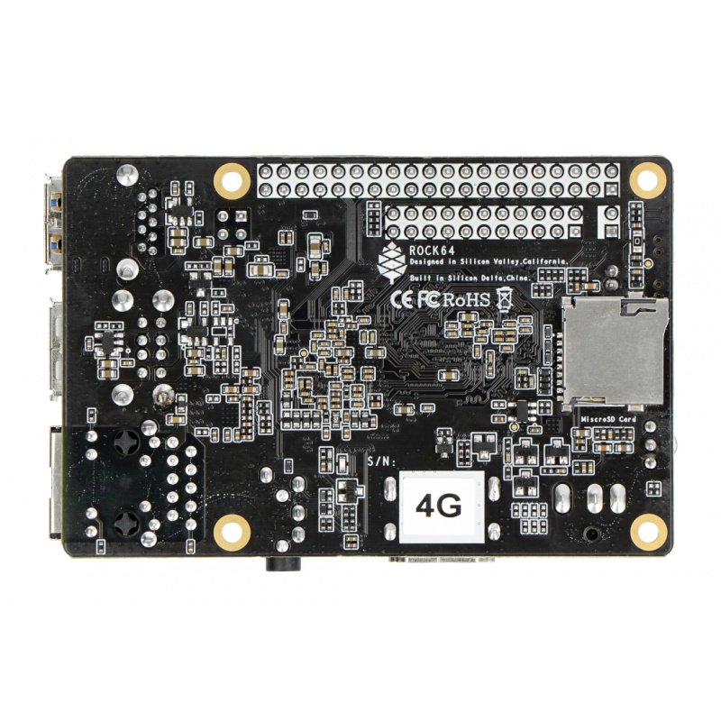 Pine64 ROCK64 - Rockchip RK3328 Cortex A53 Quad-Core 1,2 GHz +