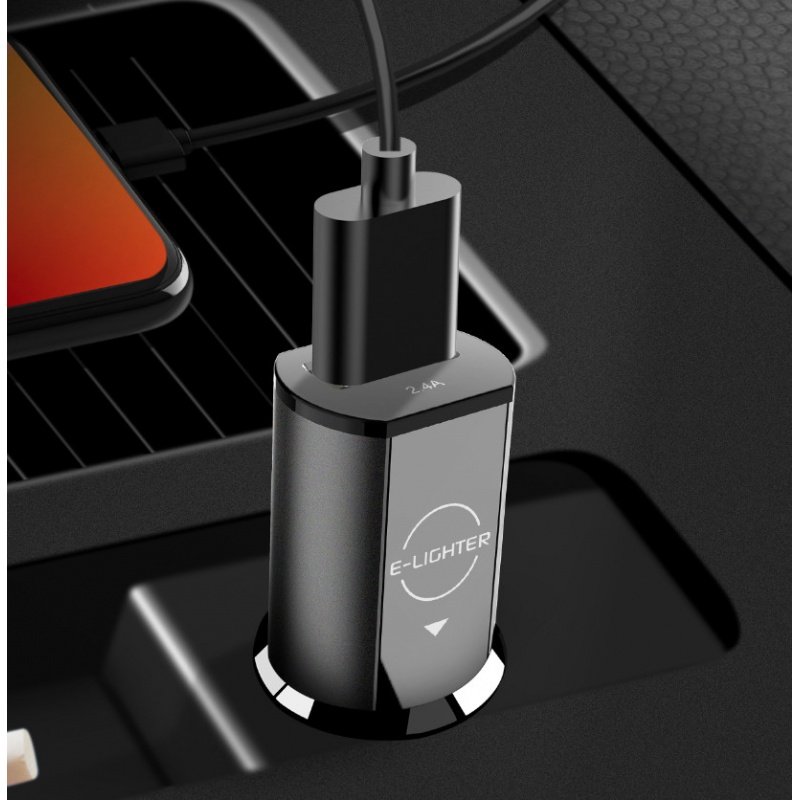 3.1a Auto Dual Schwarz ABS USB Port Ladegerät Buchse Steckdose 12V LED  Wasserdicht