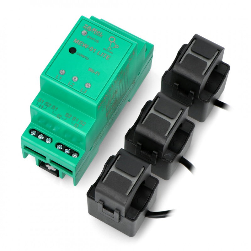MONITOR ENERGII ELEKTRYCZNEJ WI-FI 3F+N MEW-01 LITE