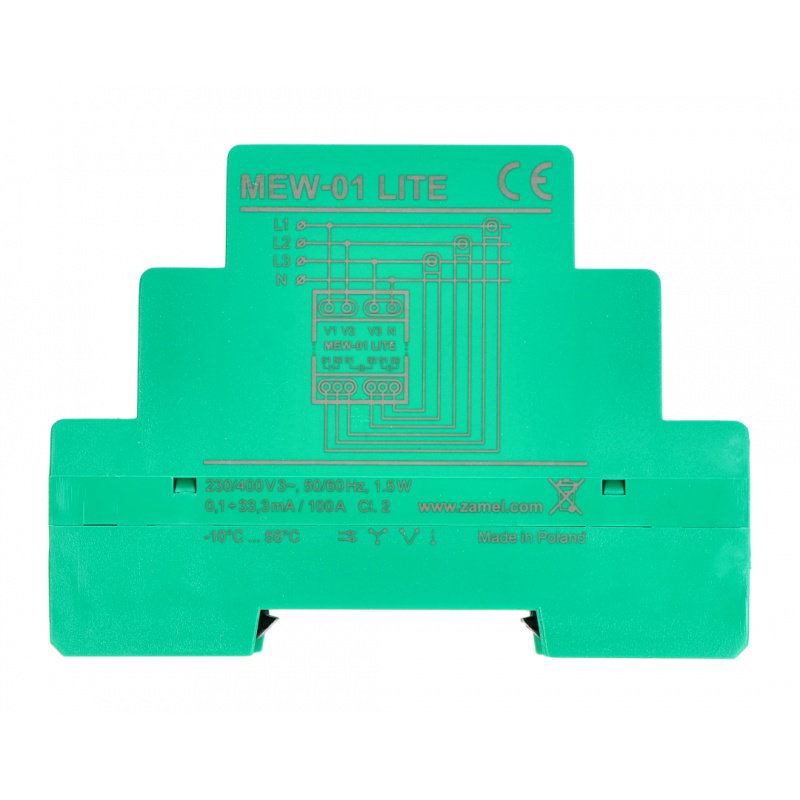 MONITOR ENERGII ELEKTRYCZNEJ WI-FI 3F+N MEW-01 LITE