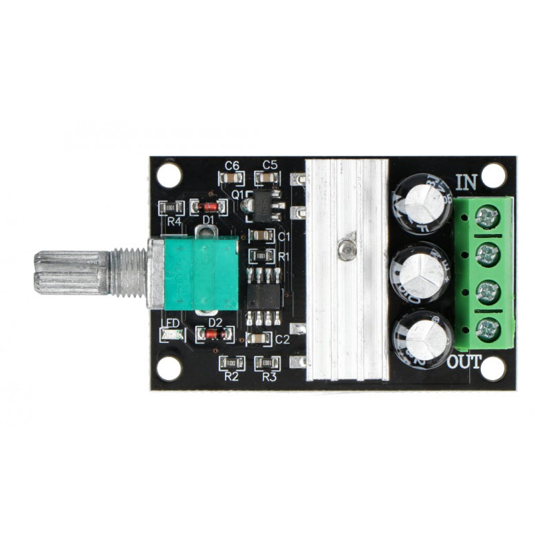 Einfacher DC 28V / 3A Motortreiber - Modul mit einem Knopf
