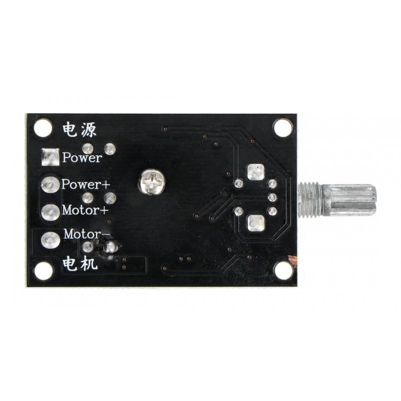Einfacher DC 28V / 3A Motortreiber - Modul mit einem Knopf