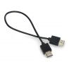 HDMI-Kabel 2.0V – schwarz, 0,3 m lang - zdjęcie 3