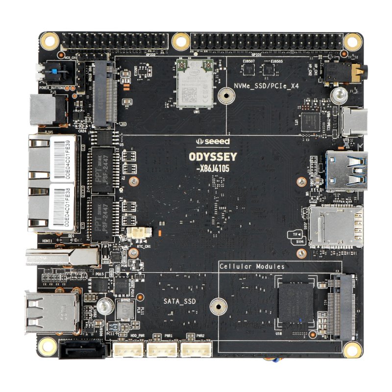 Odyssey X86J4105864 – Intel Celeron J4105 + ATSAMD21G18 8 GB