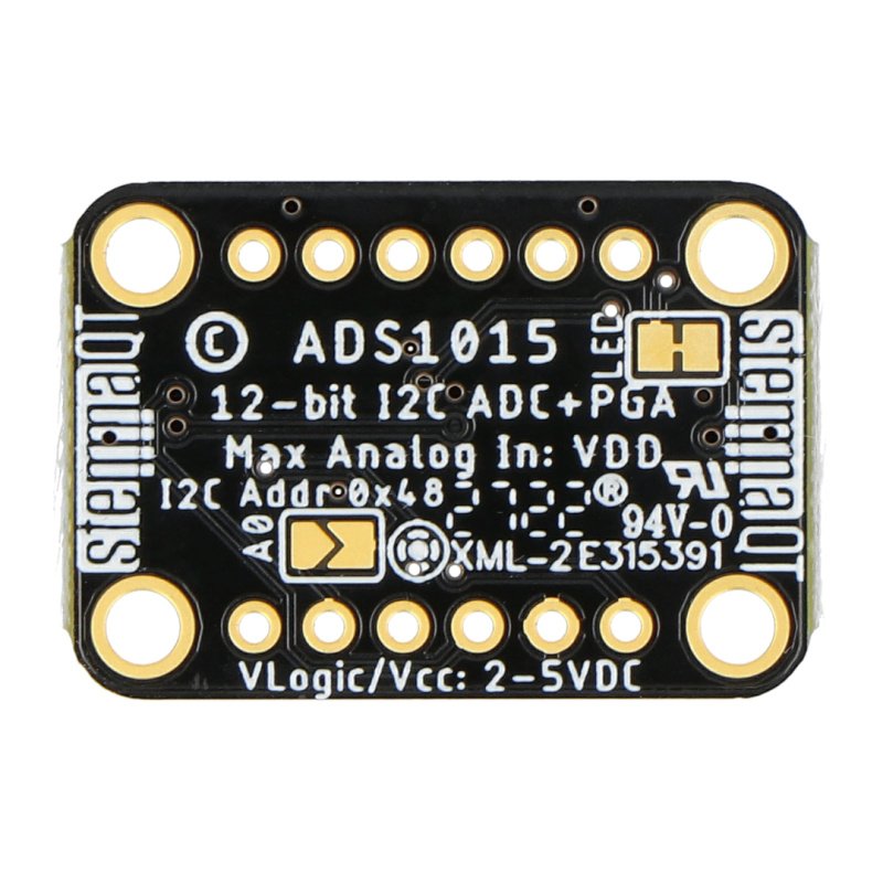 ADS1015 - ADC 12-Bit-4-Kanal-I2C-Konverter - Adafruit 1083