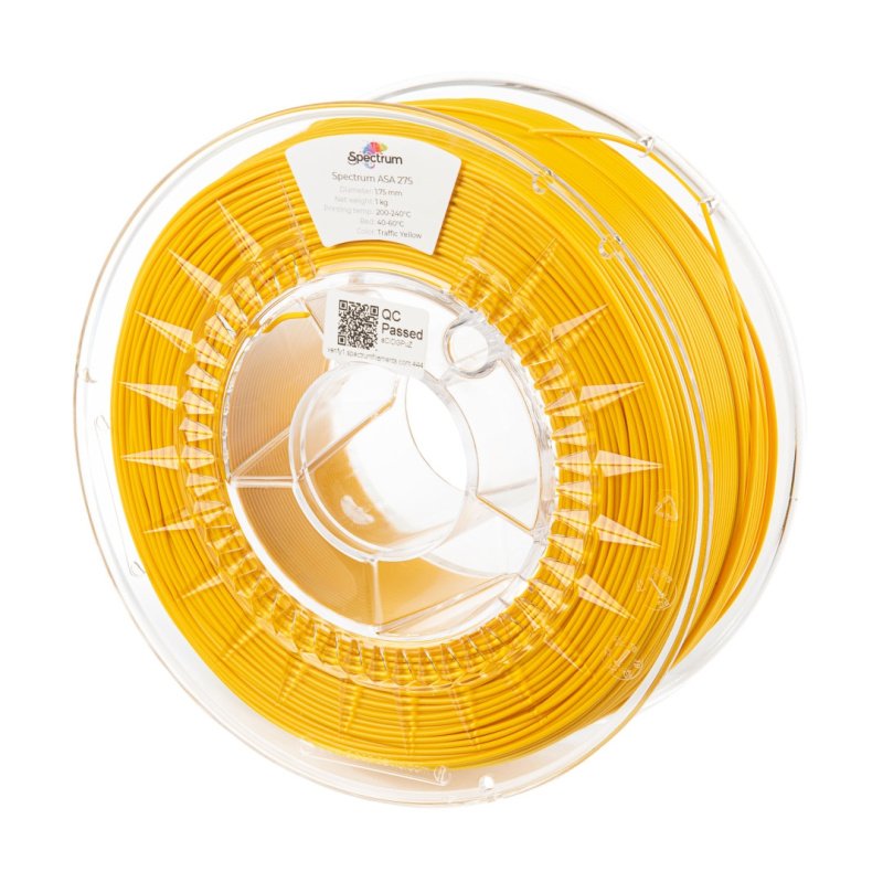 Filament ASA 275 1.75 mm Traffic Yellow (RAL 1023) 1kg