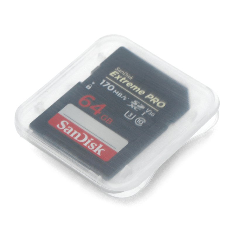 SanDisk Extreme Pro SDXC 64GB 170MB/s Speicherkarte, Klasse 10