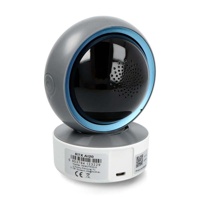 Dome-IP-Kamera RTX SmartCam Ai20 rotierendes 2304x1296px 3MPx