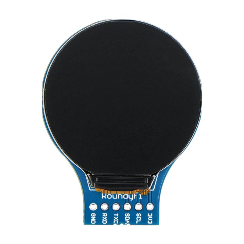 Roundy - Round LCD Board based on ESP-12E