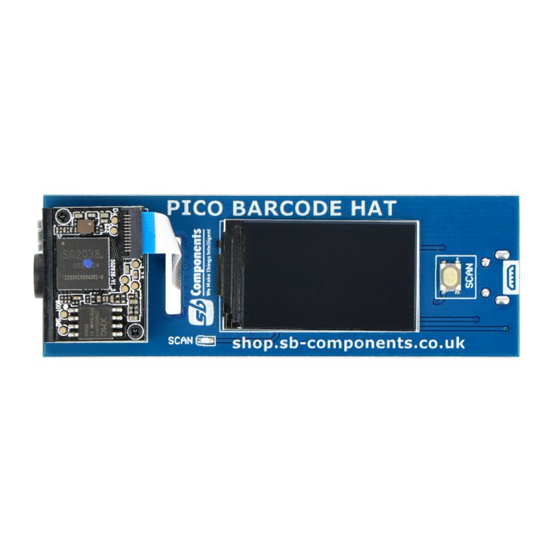 Barcode HAT For Pico