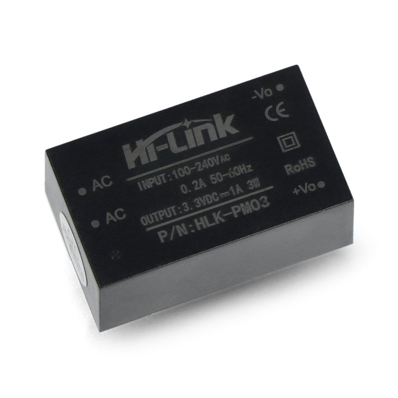 Hi-Link HLK-PM03 100V-240VAC / 3,3VDC - 1A Netzteil