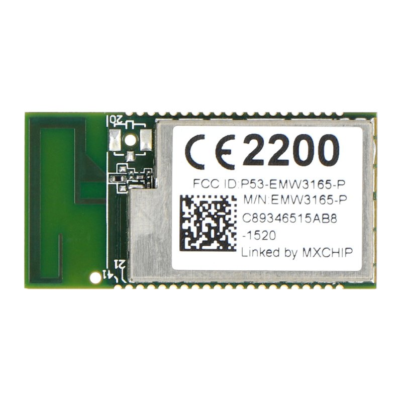 EMW3165 Cortex M4 WLAN-Modul mit PCB-Antenne