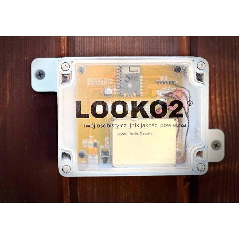LookO2 v4 - bezobsługowy czujnik smogu/pyłu/czystości powietrza