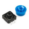 Tact Switch 12x12mm - okrągłe - kolorowe nasadki - 15szt. - zdjęcie 3