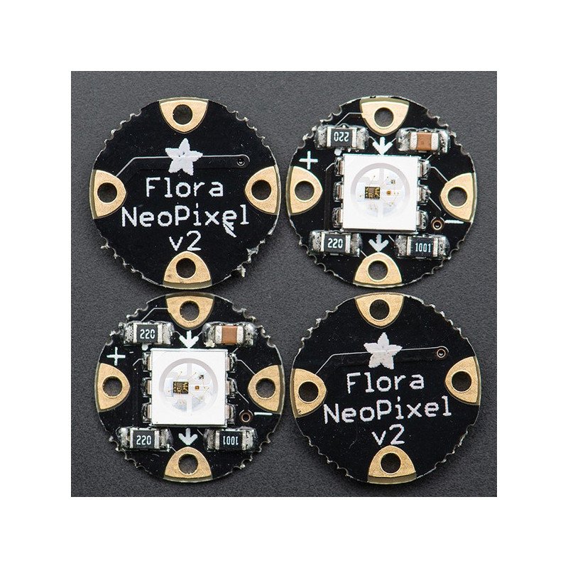 Flora LED RGB Smart NeoPixel v2 - 4 Stk.