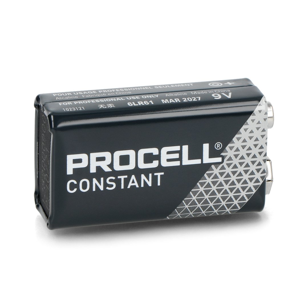 Duracell Procell Constant 9V 6LR61 Alkalibatterie