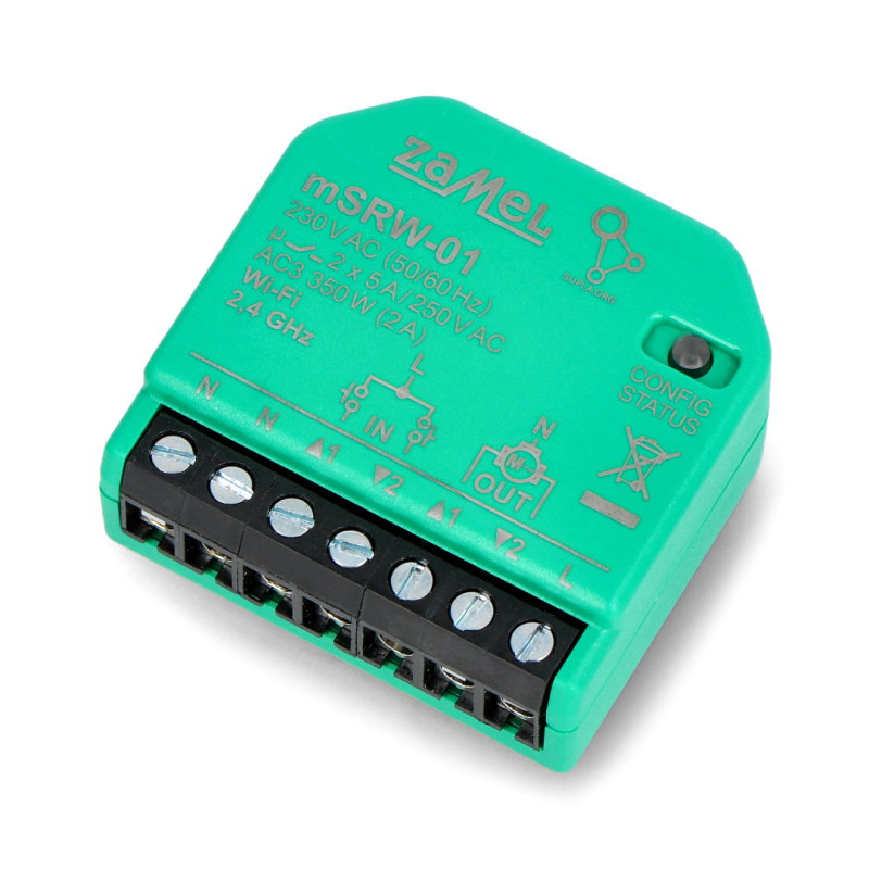 STEROWNIK ROLET WI-FI DOPUSZKOWY W OBUDOWIE MINI: MSRW-01