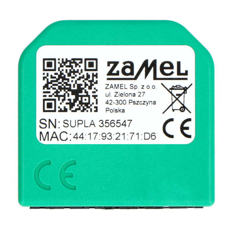 STEROWNIK ROLET WI-FI DOPUSZKOWY W OBUDOWIE MINI: MSRW-01
