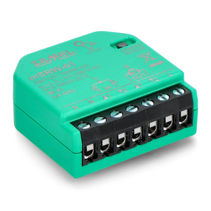 STEROWNIK ROLET WI-FI DOPUSZKOWY W OBUDOWIE MINI: MSRW-01