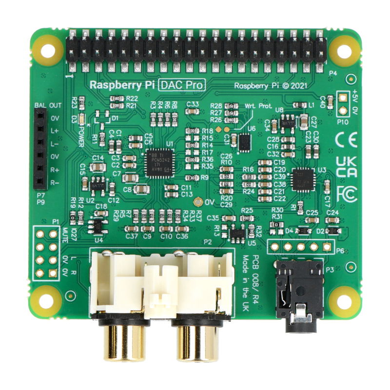 IQaudIO DAC Pro - Soundkarte für Raspberry Pi 4B / 3B + / 3B