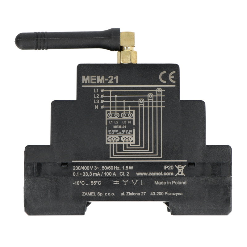 Monitor energii elek. MEM-21 ZAMEL Exta Life