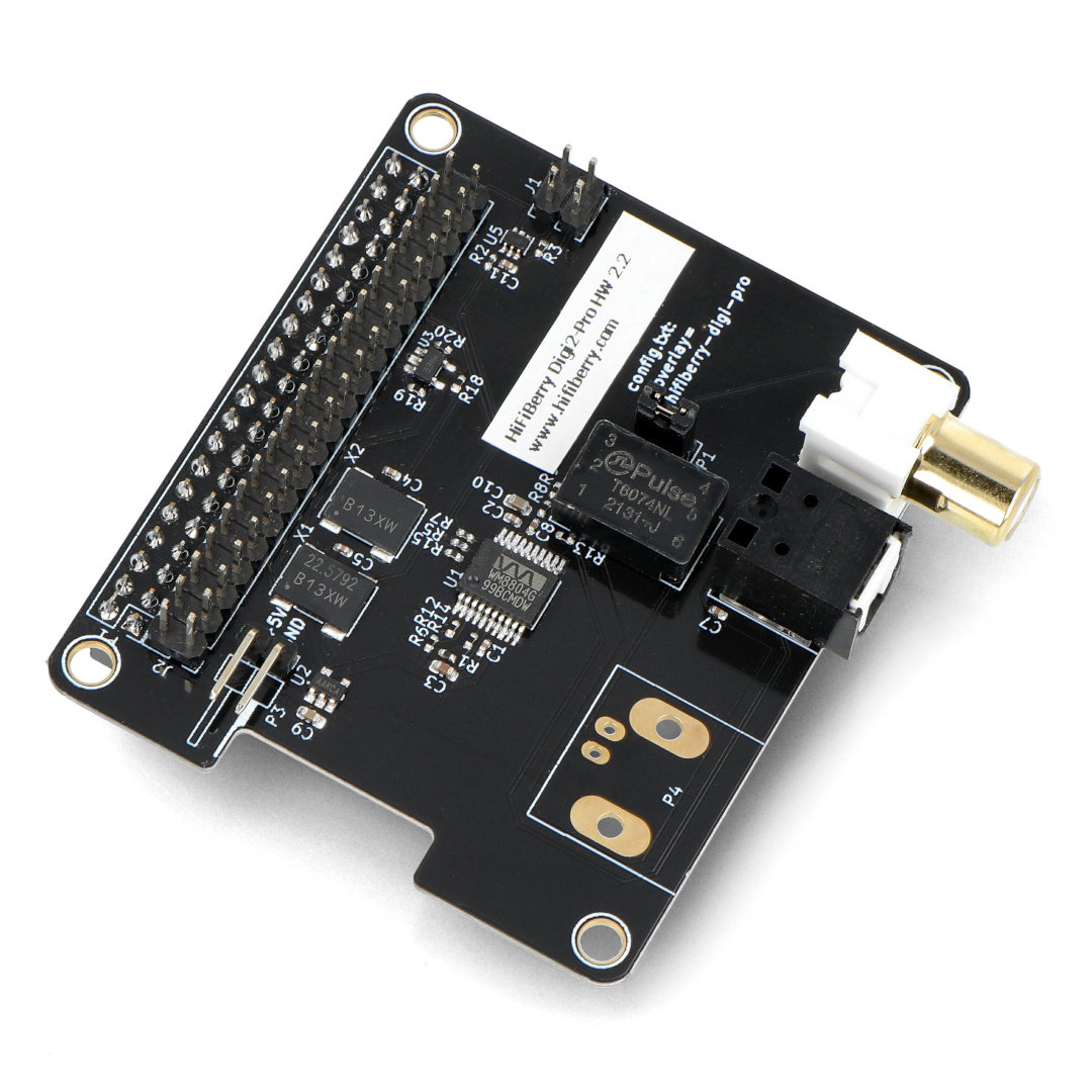 HiFiBerry Digi2 Pro 2.2 - Soundkarte für Raspberry Pi 4B/3B+/3/2/B+/A+/Zero*