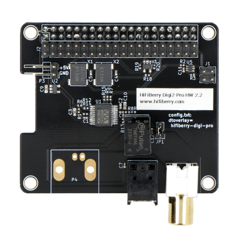 HiFiBerry Digi2 Pro - Soundkarte für Raspberry Pi