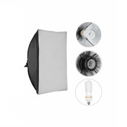 Lampe - Dauerlichtset - Softbox + 85W Leuchtstofflampe - SUNNY