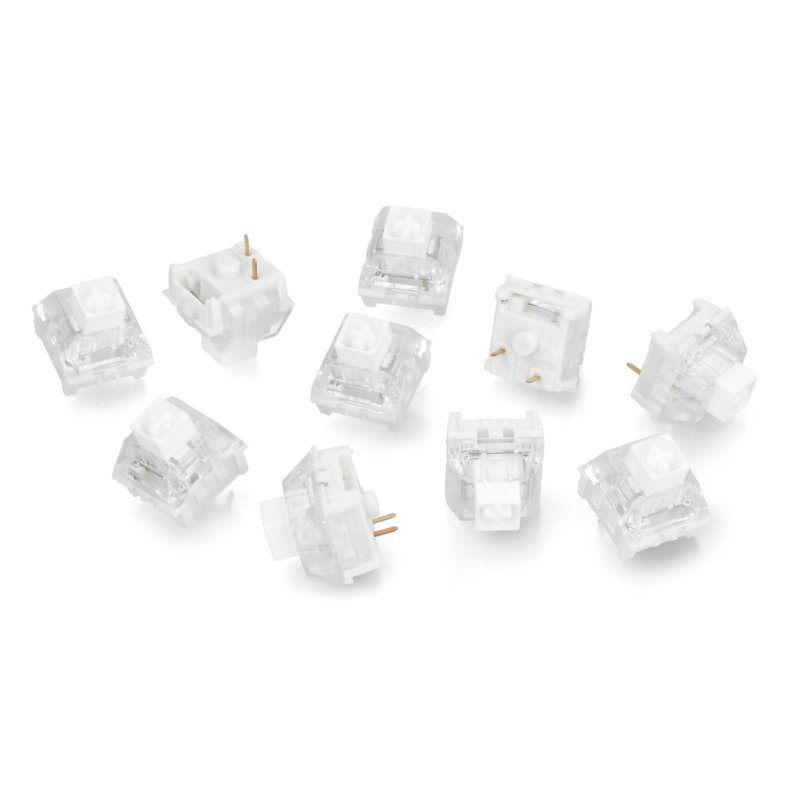 Kailh Mechanical Key Switches - Clicky White - 10 pack - Cherry