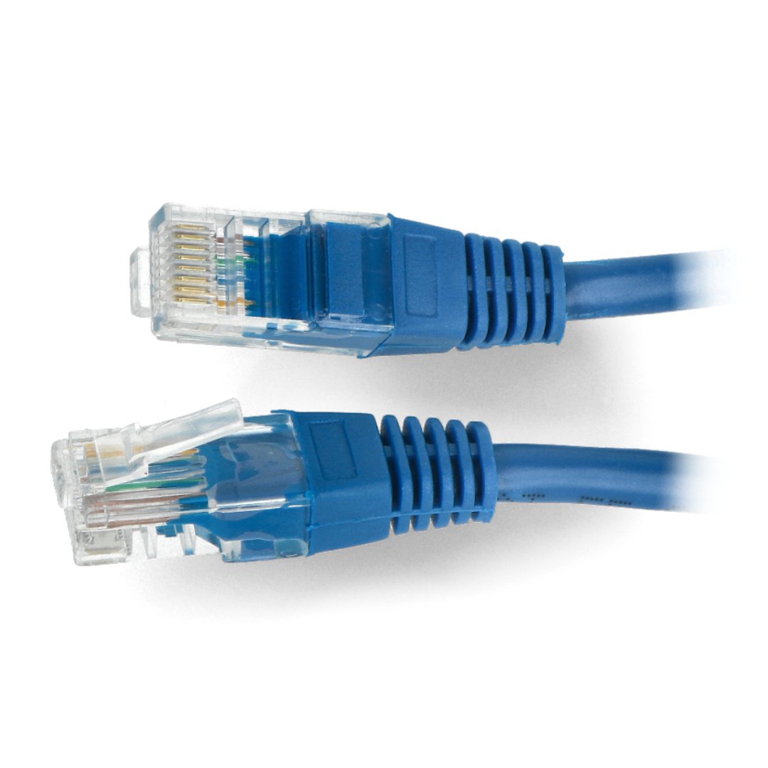 Ethernet-Patchkabel UTP 5e 3m - blau