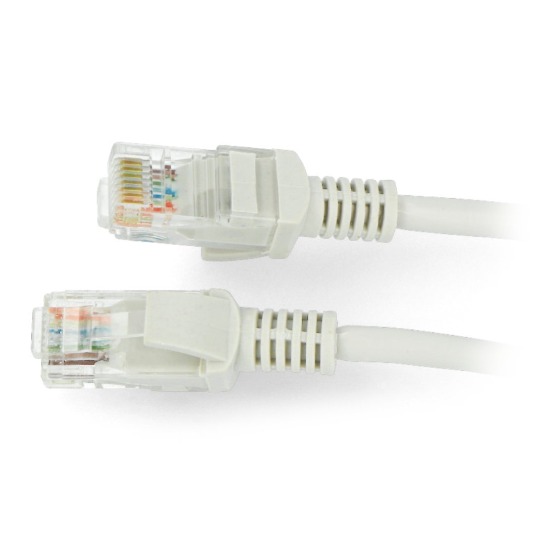 Ethernet-Patchkabel UTP 5e 3m - grau